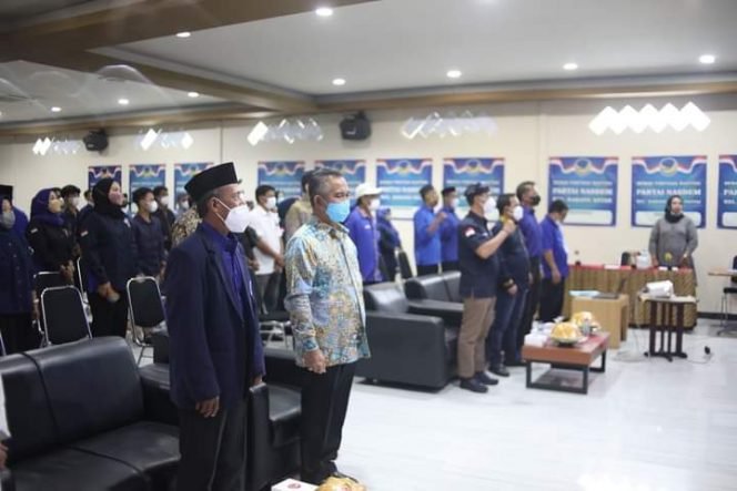 
					Wali Kota Tarakan dr. Khairul saat menghadiri acara Partai NasDem. Foto : Humas Pemkot Tarakan.