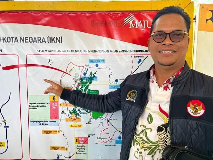 Tinjau Lokasi IKN, Hasan Basri Dorong Penggunaan Bahan Lokal untuk Infrastruktur