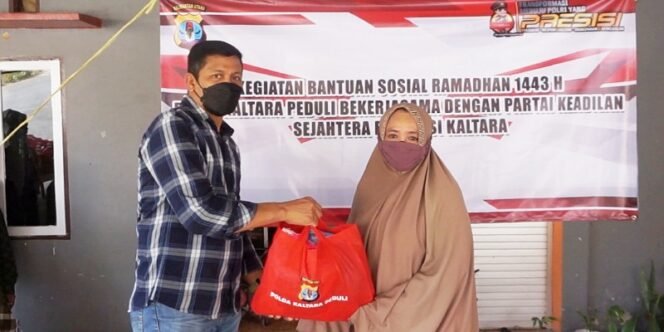 
					Ramadhan Berbagi, Polda Kaltara Salurkan Paket Sembako Untuk Warga Kurang Mampu