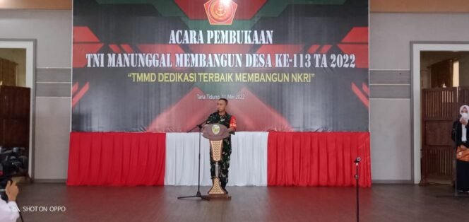 
					Dandim 0914/TNT Letkol Czi Tri Prio Utomo 