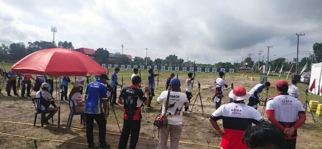 
					Perpani Kota Tarakan mengikuti Kejurnas Panahan 2022 di Palangkaraya. Foto : Ist 