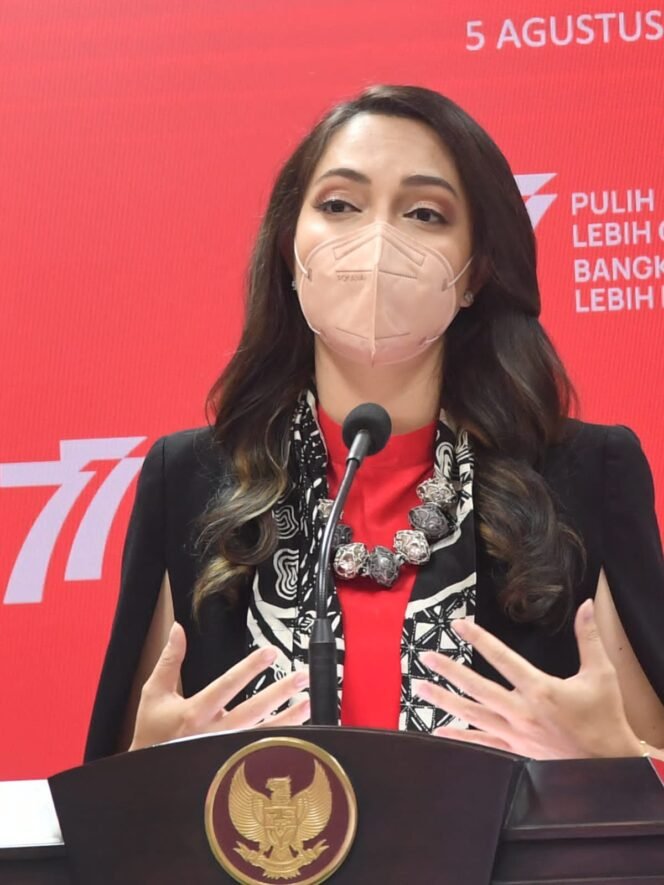 
					Juru bicara Pemerintah untuk Penanganan Covid -19 dan Duta Adaptasi Kebiasaan Baru, dr Reisa Broto Asmoro. Foto: Rusman - Biro Pers Sekretariat Presiden