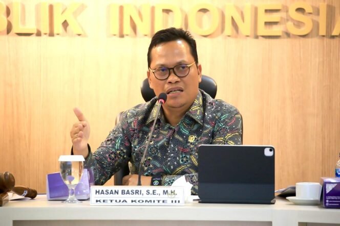 
					Ketua Komite 3 DPD RI Hasan Basri. Foto : Ist