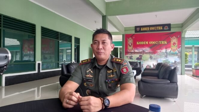 
					komandan Kodim 0907/Trk, Letkol Inf Reza Fajar Lesmana