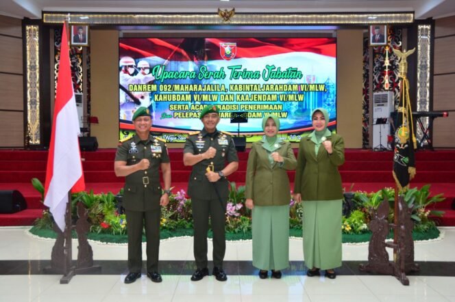 
					Pimpin Sertijab Pejabat Kodam, Pangdam VI/Mlw : Sertijab Bagian Dari Tour Of Duty dan Tour Of Area
