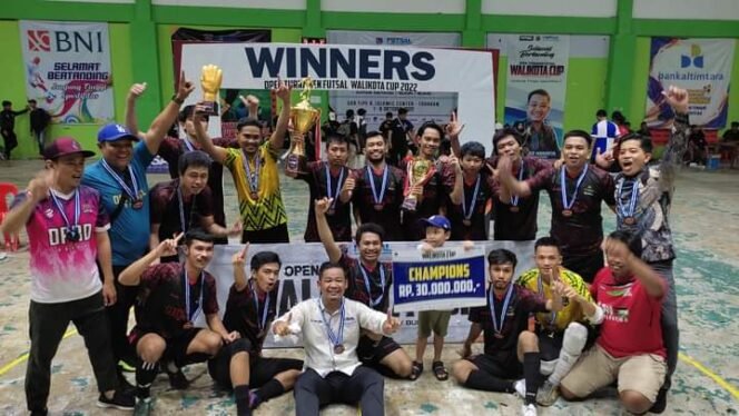 
					DPRD juara Turnamen Futsal Wali Kota Cup 2022. Foto : Ist 