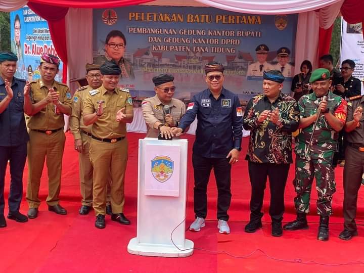 Hadiri Peletakan Batu Pertama Pembangunan Pusat Pemerintahan, Hasan Basri: Tonggak Kemajuan Ekonomi KTT