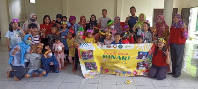 
					Edukasi Literasi Sejak Dini, TBM Binari Center Ajak Anak Lebih Bahagia dan Berkembang