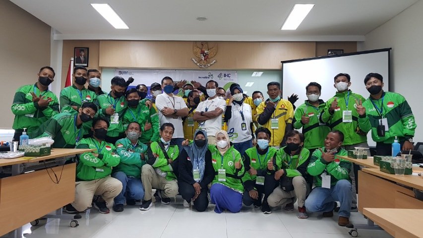 HUT ke 25 Pertamedika IHC, RS. Pertamina Tarakan berikan Pelatihan Pertolongan Pertama Kepada Driver Ojek Online