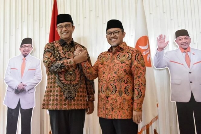 
					Anies Baswedan bertemu Aher di Kantor DPP PKS. Foto : Ist 