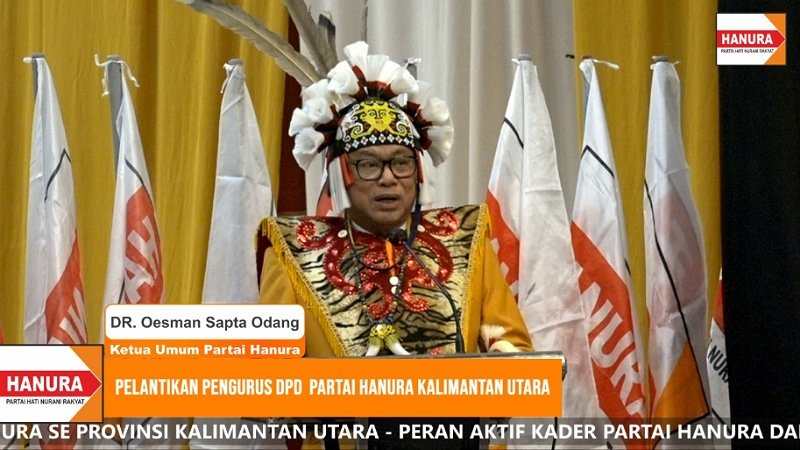 Oso Pesan Perolehan Kursi Hanura di DPRD Kaltara Ditingkatkan di Pemilu 2024