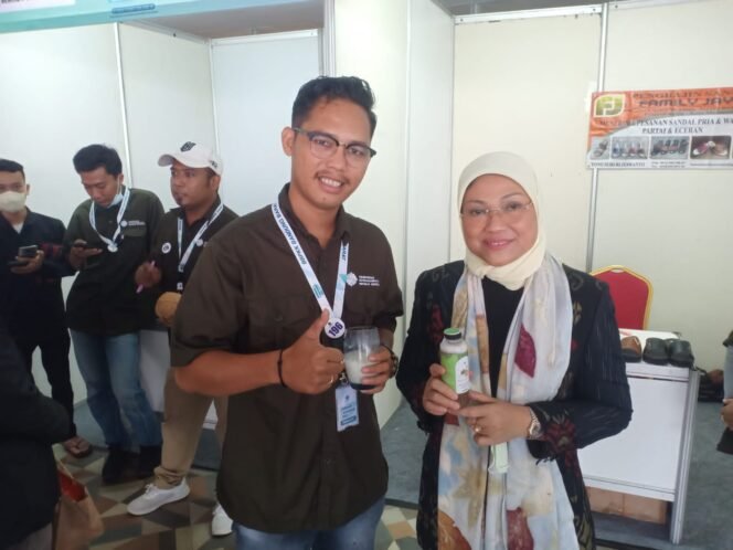 
					Derry Andriant perwakilan Provinsi Kaltara dari Tana Tidung menjadi peserta Business matching TKM di Yogyakarta, Selasa(22/11)