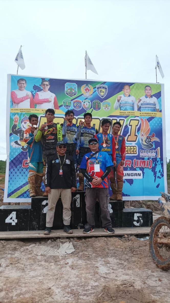 
					Balap Motor Kabupaten Tana Tidung berhasil memperoleh 2 Mendali Emas untuk Kelas Modifikasi Perorangan dan Beregu dan 1Mendali Perunggu Untuk Kelas Standar 