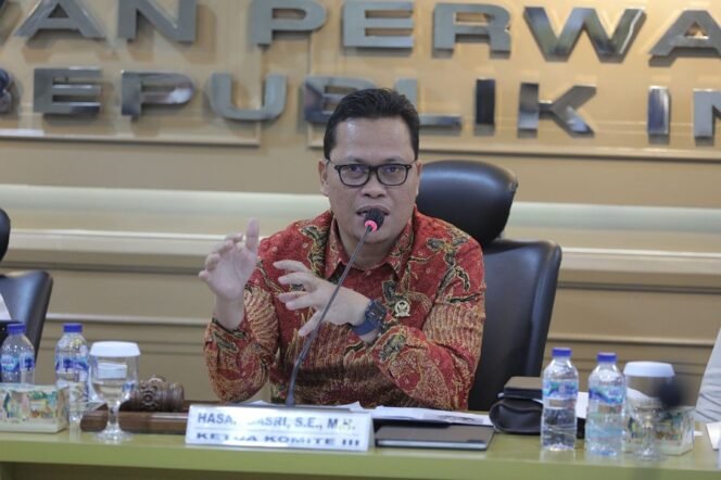 
					Ketua Komite 3 DPD RI Hasan Basri. Foto : Ist 