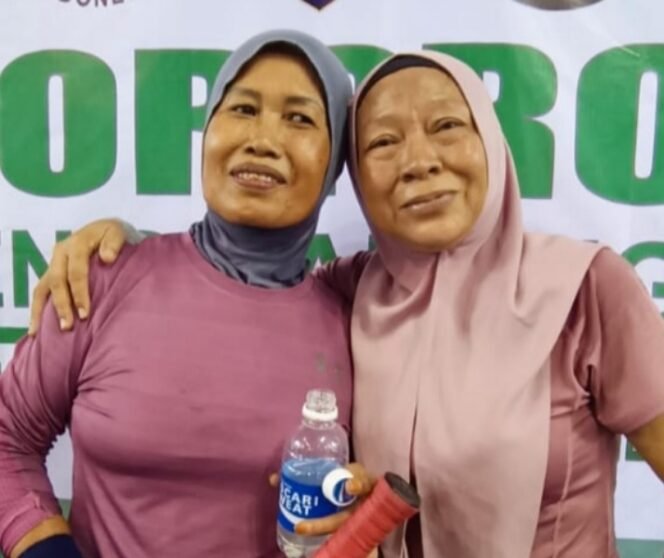 
					Pasangan ganda putri Tarakan Hetty/Indra. Foto : Fokusborneo.com 