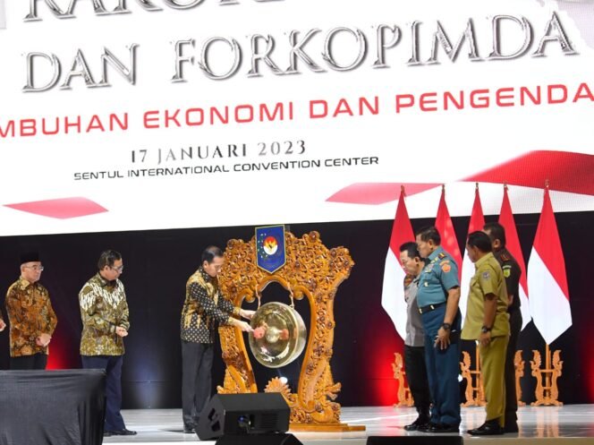 
					Buka Rakornas Kepala Daerah dan Forkopimda, Presiden Ajak Daerah Tangani Inflasi Bersama