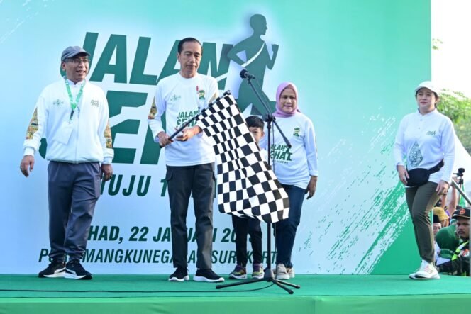 
					Presiden Jokowi Buka dan Ikuti Jalan Sehat Menuju 1 Abad NU