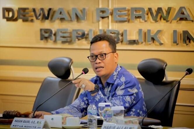 
					Ketua Komite 3 DPD RI Hasan Basri. Foto : Ist 