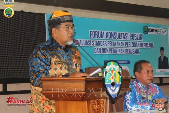 
					Pemkab Bulungan Evaluasi Standar Pelayanan Perijinan Berusaha