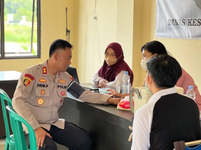 
					Kapolres Tana Tidung AKBP Didik Purwanto vaksin booster 2 