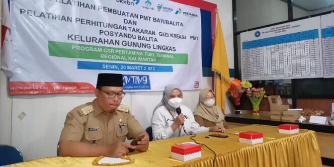 
					Pertamina Fuel Tarakan Gelar Berbagai Program Pelatihan Dalam Rangka Percepatan Penurunan Stunting di Tarakan. Foto: IST 