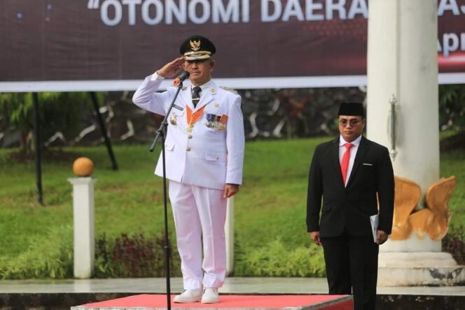 
					Wali Kota Tarakan Pimpin Upacara Peringatan Hari OTDA ke-27 Tahun 2023