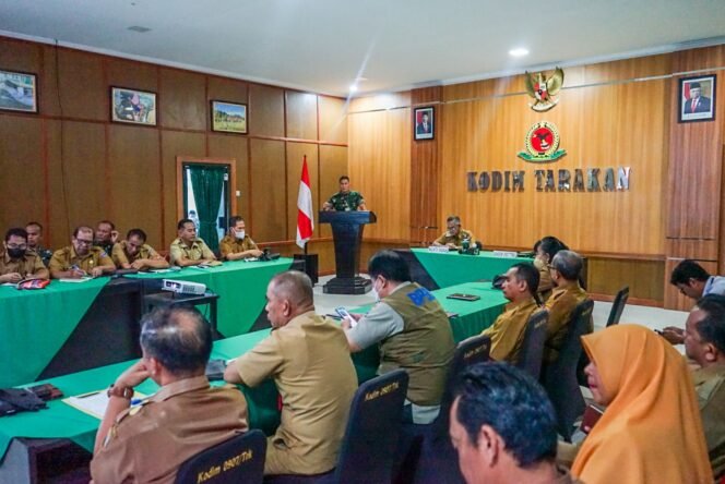 
					TMMD Ke 116, Kodim 0907/Trk Targetkan Pengerjaan Jalan Rehab Rumah serta Bersih-Bersih Pantai