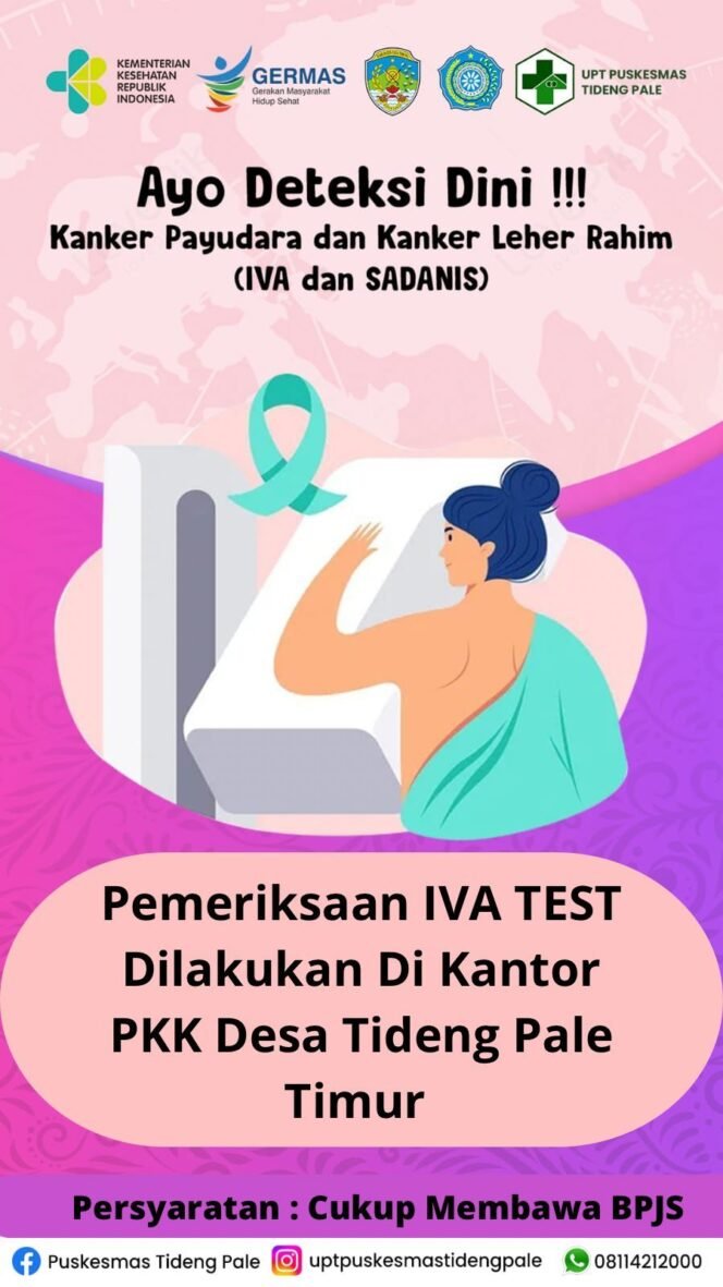 
					Dinas Kesehatan Tana Tidung kolaborasi dengan PKK Kecamatan dan Desa melaksanakan IVA tes, Sadanis dan Safari KB bertempat di Desa Tideng Pale Timur, Senin (8/5) 