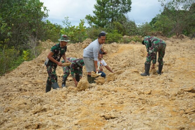 
					Semangat Satgas TMMD Kodim 0907/Tarakan Terus Berkobar Demi Rakyat