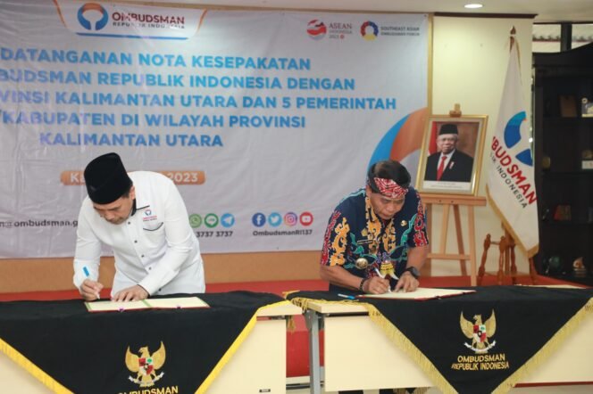 
					Pemprov dan 5 Kabupaten/Kota di Kaltara Teken MoU dengan Ombudsman RI