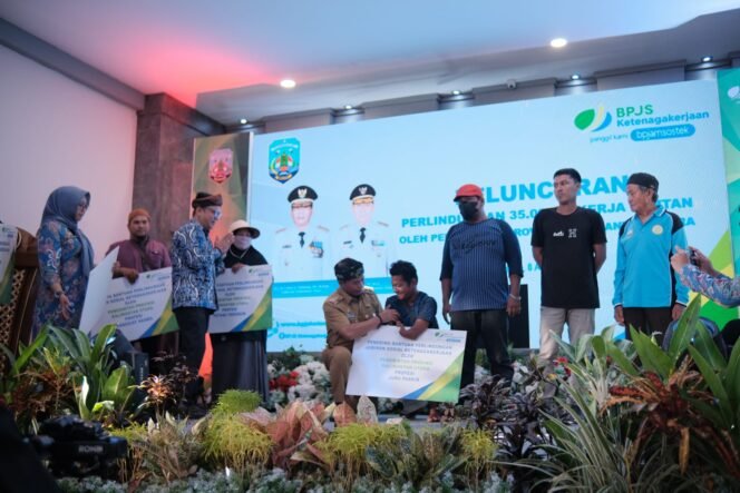 
					Grand Launching Perlindungan Jaminan Sosial Ketenagakerjaan, Pemprov Kaltara Cakup 35 Ribu Pekerja Rentan