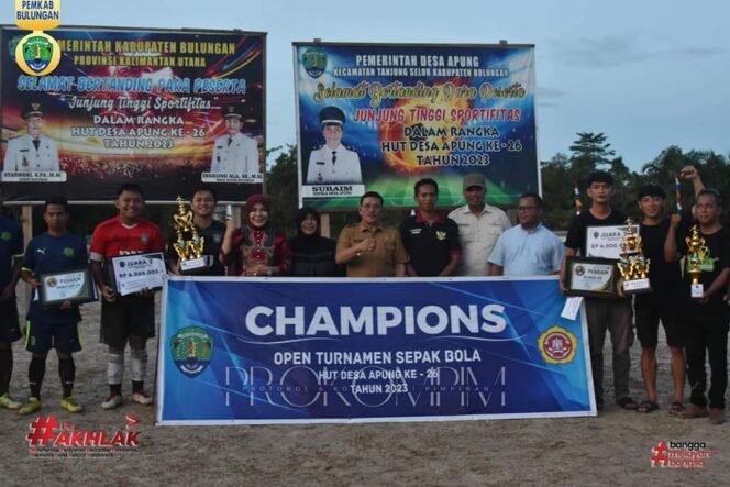 
					Wabub Hadiri Penutupan Turnamen Sepakbola HUT Desa Apung

