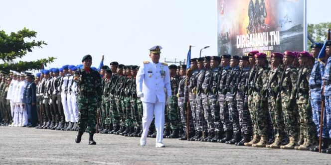 
					HUT TNI Ke-78, Danlantamal XIII Tegaskan TNI Netral Kawal Demokrasi Untuk Indonesia Maju