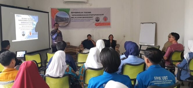 
					UPT Kawasan Sains dan Teknologi UBT gelar bimtek dan inovasi kepada mahasiswa dan pelajar. Foto : Fokusborneo.com 