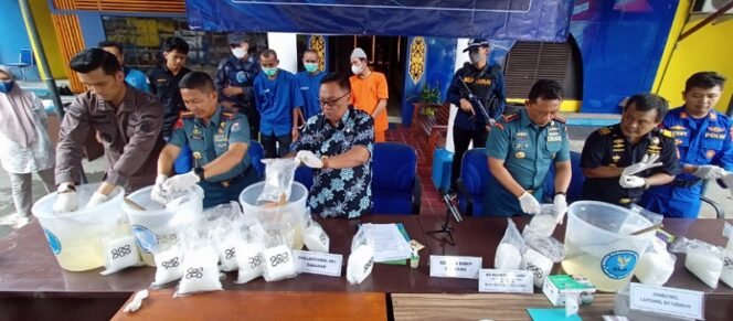 
					Pemusnahan Barang Bukti Narkotika Seberat 23 Kilogram oleh BNNP Kaltara. Foto: fokusborneo.com