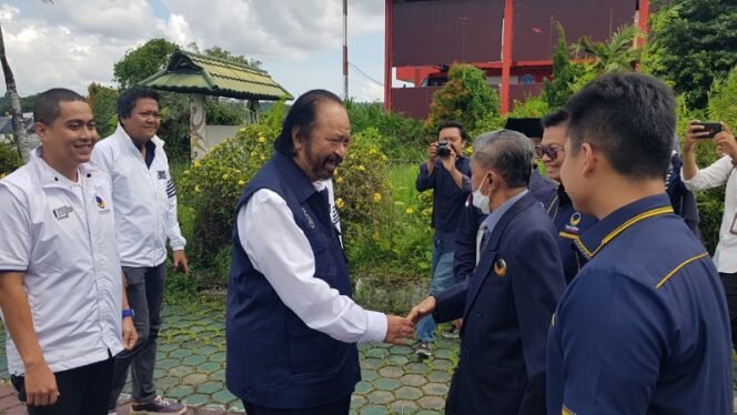 
					Ketua Partai Nasdem Surya Paloh roadshow ke  Kaltara. Foto : Fokusborneo.com 