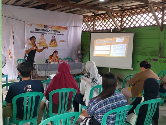 
					Jelang pencoblosan Pemilu 2024, Dewan Pimpinan Cabang (DPC) Partai Hanura Kabupaten Bulungan gelar bimtek kepada saksi partai di TPS (Tempat Pemungutan Suara) yang akan bertugas pada 14 Februari 2024 mendatang, Kamis (8/2/24).


