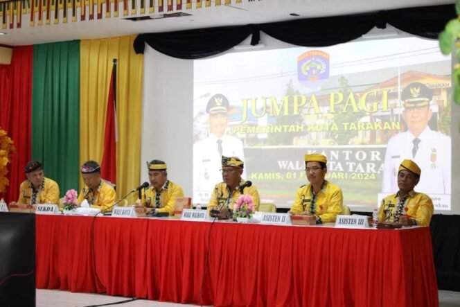 
					Wali Kota Tarakan, dr. H. Khairul, M.Kes., memimpin Jumpa Pagi Pemkot Tarakan, Kamis (01/2/24).

