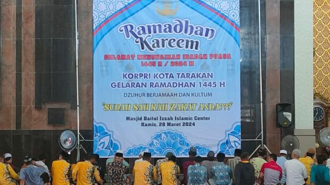 
					Ramadhan Kareem, DP Korpri Tarakan Gelar Shalat Dzuhur Berjamaah dan Kultum
