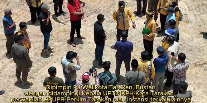 
					PJ Walikota Didampingi KPH Tarakan Tinjau Lokasi Industri Galangan Kapal PT MKUT