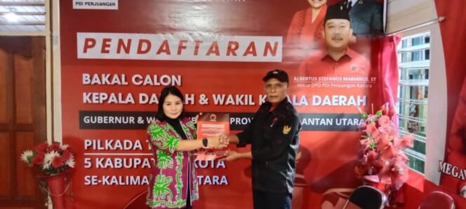 
					Hasan Basri memenuhi janjinya untuk mendaftar penjaringan calon Gubernur Kaltara ke Sekretariat DPD PDIP Provinsi Kaltara di Bulungan, Rabu (17/4/24). Diwakili Timnya, Hasan Basri mengambil formulir penjaringan bakal calon Gubernur.

