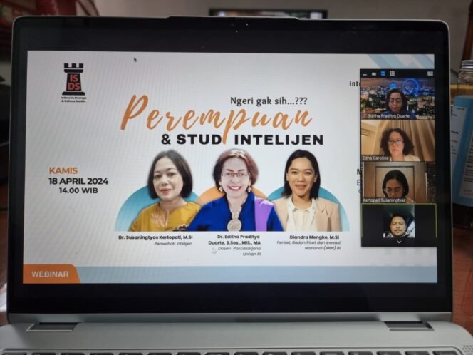 
					Webinar ISDS Bertema Perempuan dan Studi Intelijen