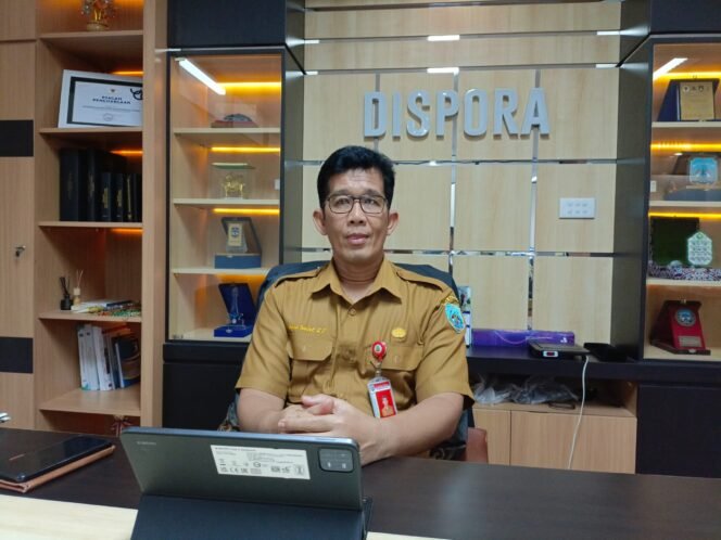 
					Kepala Dinas Pemuda dan Olahraga (Dispora) Kaltara, Obed Daniel LT, S.Hut. MM., 