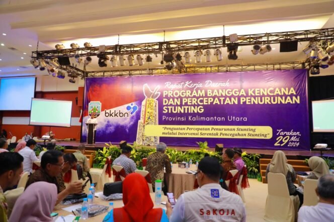 
					RAKERDA : Gubernur Kaltara, DR (HC) H Zainal A Paliwang, M.Hum membuka Rakerda Program Bangga Kencana dan Percepatan Penurunan Stunting di Hotel Tarakan Plaza, Rabu (29/5/24).

