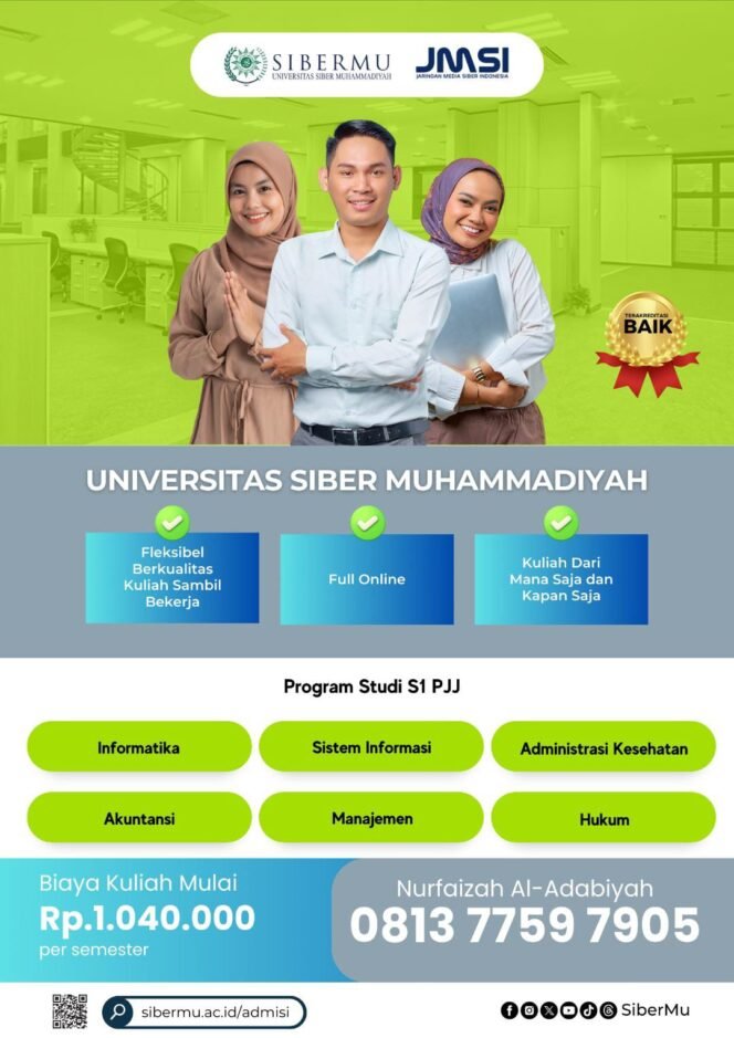 
					Kantor JMSI Daerah Jadi Tempat Pendaftaran Mahasiswa Baru SiberMu