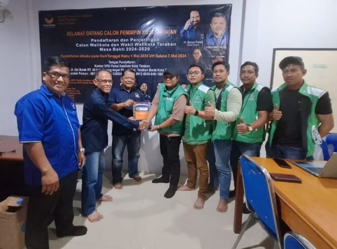 
					Fraksi PKB DPRD Kota Tarakan daftarkan Ahmad Usman ke Nasdem. Foto : Ist 