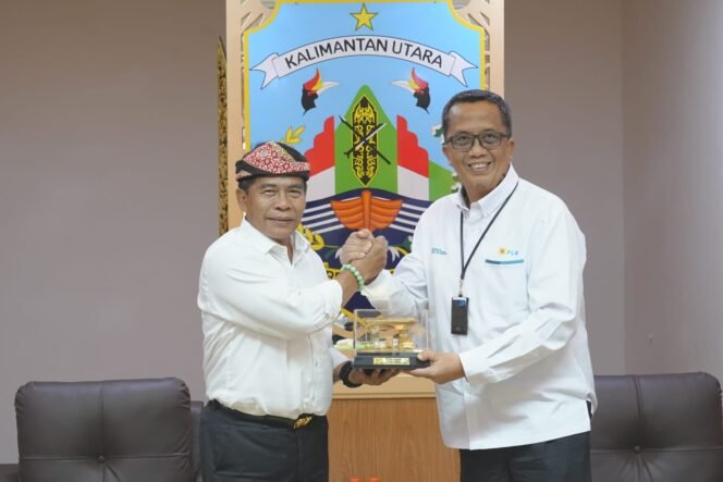 
					AUDIENSI : Gubernur Kalimantan Utara (Kaltara) DR. (H.C.) H. Zainal A. Paliwang, M.Hum menerima audiensi dengan Perusahaan Listrik Negara (PLN) Unit Induk Distribusi (UID) Kalimantan Timur dan Kalimantan Utara (Kaltimra) dan di Kantor Gubernur Kaltara, Senin (1/7).


