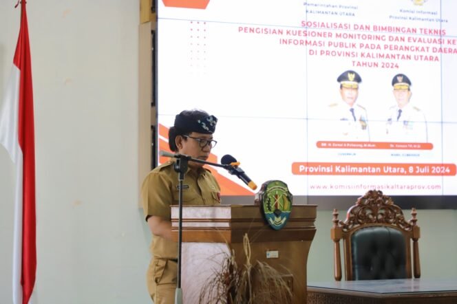 
					KATALOG ELEKTRONIK : Sekprov Kaltara, membuka Rapat Koordinasi UKPBJ se-Kaltara Tahun 2024, Senin (8/7).

