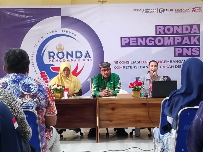 
					Genjot Peningkatan Nilai IP ASN, BKPSDM Tana Tidung Gelar Couching Clinic dan Rekonsiliasi Data Kompetensi
