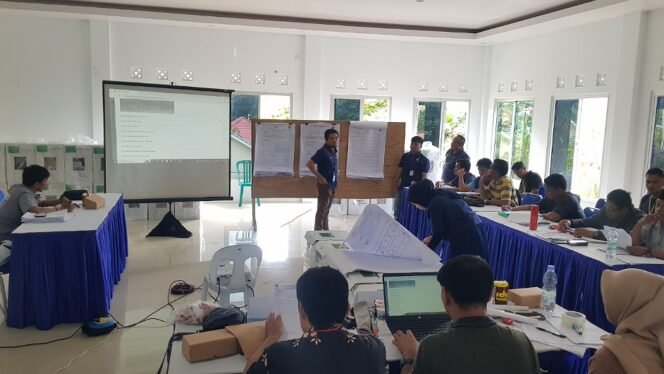 
					Rekapitulasi perhitungan suara PSU di dapil 1 Tarakan Tengah. Foto : Fokusborneo.com 